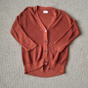 Organic Cotton Knit Cardigan